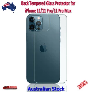 Back Tempered Glass Protector for iPhone 11 / 11 Pro / 11 Pro Max - Picture 1 of 6