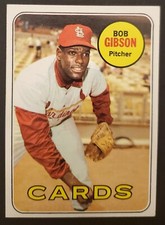 1969 Topps Baseball #200 Bob Gibson HOF EX-MT Nice Card