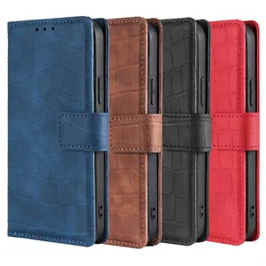 Cover Shockproof Genuine Leather Case For OPPO Realme 5/5s/5i/6i Luxury - Picture 1 of 16