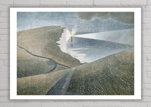 Art print Ravilious Beachy Head cliffs giclee poster picture gallery wall art - Picture 1 of 16