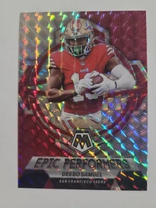 2023 Panini Mosaic Football Silver Mosaic Prizm Epic Performers Deebo Samuel  - Picture 1 of 2