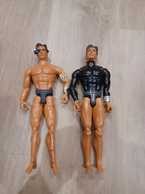 Lote De 2 FIGURAS DE ACCIÓN GI JOE MAX STEEL 12" Muñecas 1998 De Colección Raro Mira Foto 1 de 4