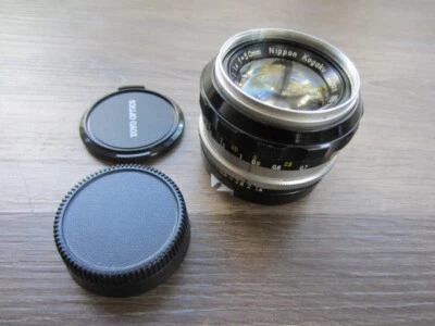 Lente Nikkor S Auto 1: 1/4 F= 50 mm Nippon Kogaku Japón No. de Colección Nikon 782066 usada Foto 1 de 3