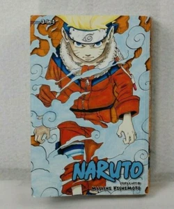 Naruto: 3-in-1 Edition (1-2-3) Volume 1 English Omnibus Manga RARE FREE SHIPPING - Bild 1 von 8