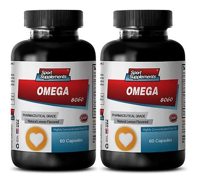 Natural Omega 3 6 9 - Omega 8060 1500mg - Weight Management Pills 2B - Image 1 of 4