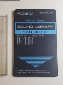 Roland Sound Library Card SN-U110-07 Electric Guitar PCM DATA ROM FOR U-110 - Picture 1 of 1
