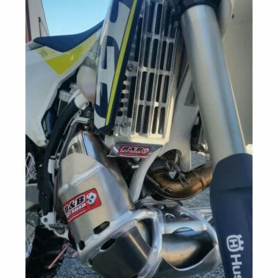 Exhaust Pipe Guard & Bash Plate Fits Husqvarna TE300 2017 2018 2019 - Image 1 of 4