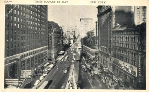 Times Square bei Tag Luftaufnahme New York City Postkarte - Bild 1 von 2