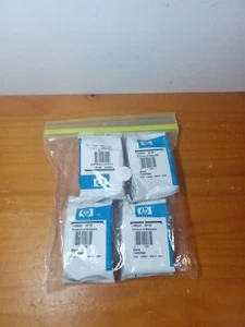 Lot Of 4 HP Ink Invent C6656A HP 56 Black Ink Cartridge Factory Sealed Foil - Picture 1 of 4