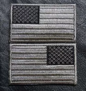 USA AMERICAN FLAG 3.5 inch TACTICAL US ARMY REVERSED ACU HOOK PATCH(MTR1) - Picture 1 of 2