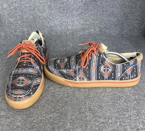 Twisted X Hooey Loper Herren 10,5 Aztekenmuster Canvas Sneaker Schuhe MHYC020 AUSGABEN - Bild 1 von 19