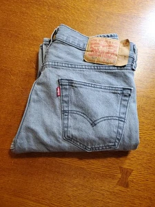 Levis 501 xx Jeans Button Fly Grau Denim Jeans 30 X 30 Made In Mexico - Bild 1 von 22
