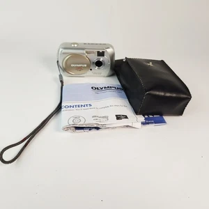 Olympus Digital Camera Camedia D-395 2.0MP With Case & 64 Mb Memory Card Tested - Picture 1 of 9