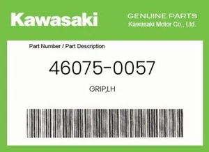 Kawasaki Genuine Grip,Lh - 46075-0057 - Picture 1 of 4