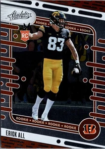 2024 Panini Absolute #182 Erick All Rookie Retail Cincinnati Bengals - Imagen 1 de 2