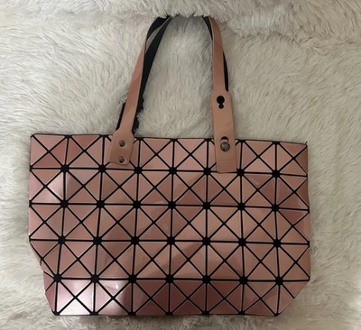 Bolso de Mano Issey Miyake BAOBAO Rosa Rosa Dorado Prisma Foto 1 de 4