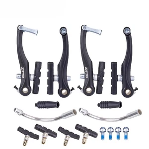 Calipers Set Bicycle Linear Pull V Brake Caliper Set Bicycle Brake Pads Shoes - Picture 1 of 17