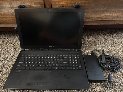 MSI i7-7700HQ GTX 1050 Ti 954GB SSD 16GB RAM GL62M 7REX Laptop with Fan - Image 1 of 4