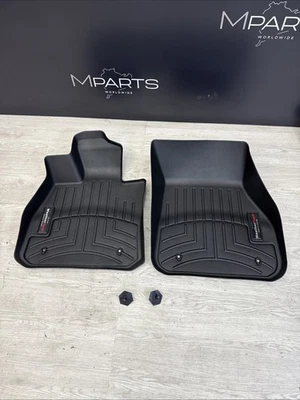 WeatherTech All Weather Tech Front Floor Mats 20-21 BMW 2 Series 228i Black Foto 1 de 4