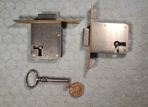 Drawer Door Lock Full-mortise Brass NOS - Picture 1 of 3