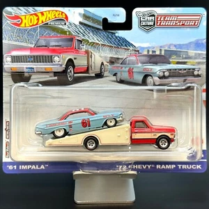 QTY DISCOUNT Hot Wheels Team Transport 61 Impala 72 Chevy Ramp Truck SHIPS FREE! - Picture 1 of 6