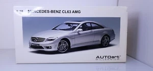 1/18 AUTOart Mercedes-Benz CL63 AMG Argento 76168 Millennium come nuovo RARO - Foto 1 di 10