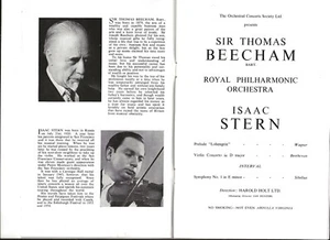 1954 Royal Festival Hall International Celebrity Concert Program-London UK - Picture 1 of 5