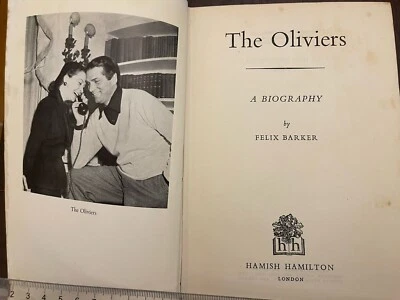 1st Edition Books 1953 The Olivers - Felix Barker A Biography signed by author  - Image 1 of 4
