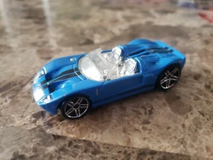 Hot Wheels - Ford GTXI - Black & Blue / Silver interior Convertible Loose  - Picture 1 of 7
