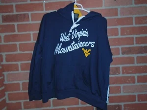 WEST VIRGINIA MOUNTAINEERS WOMANS HOODIE SWEATSHIRT SIZE MEDIUM - Picture 1 of 2