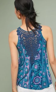 NWT Anthropologie Epoca Crochet Top Sz. X-Small-Fast Shipping - Picture 1 of 3