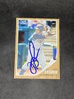 Jaff Decker 2011 Topps Heritage Minors #100 San Antonio Missions Signed RC Card