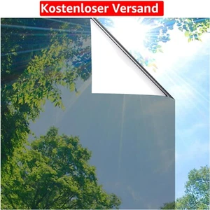 Selbstklebende Spiegelfolie für Fenster - 99% UV-Schutz & Wärmeisolierung - Bild 1 von 2