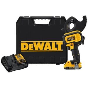 DEWALT CANADA 20V MAX ACSR Cable Cutting Tool (2.0 Ah) with Battery and Kit Box