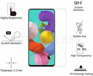 For Samsung Galaxy A32 5G Clear Tempered Glass Screen Protector ,Case Friendly - Picture 1 of 9