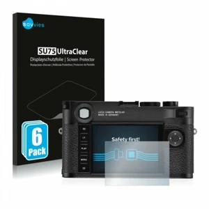 Leica M10-R Camera, 6 x Transparent ULTRA Clear Camera Screen Protector - Picture 1 of 6