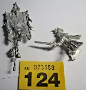 Warhammer Ciudadela Bretón Grial Caballero Estándar Viejo Mundo Oldhammer Y124 - Imagen 1 de 7