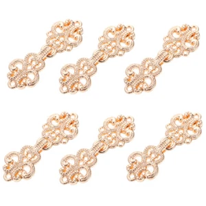 6 Pares Elegantes Botones Cheongsam Costura Ranas Cierres Tang Traje Botones - Imagen 1 de 12