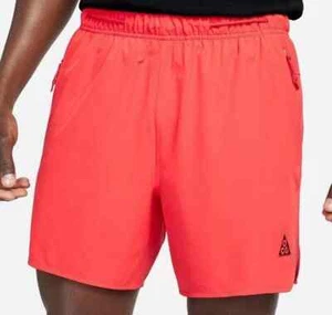 Nike ACG Dri-FIT Shorts Light Crimson Red DN3955-696 Men's Size M $85 - Picture 1 of 5
