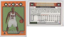 2008-09 Topps Chrome Orange Refractor /499 Richard Jefferson #36