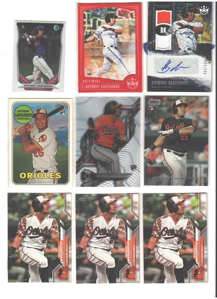 ANTHONY SANTANDER Pick Your Favorite From Drop Down Rookie RC - Image 1 of 1