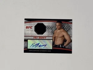 2010 Topps UFC Knockout Autographed Fighter Gear Relic Auto /188 Pat Barry - Picture 1 of 2