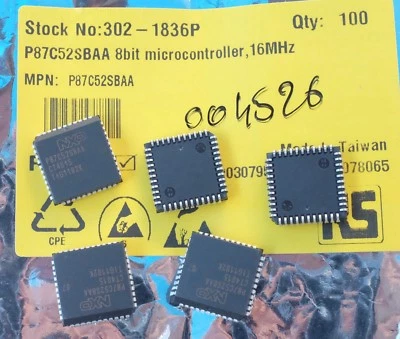 5x NXP P87C52SBAA Microcontrôleur RS 302-1836P lot de 5 - Photo 1/4