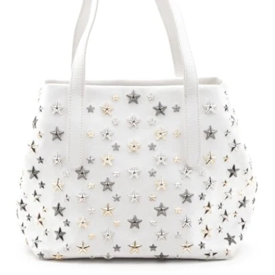 Jimmy Choo Sofia Star Studded White Bag  - Image 1 of 4