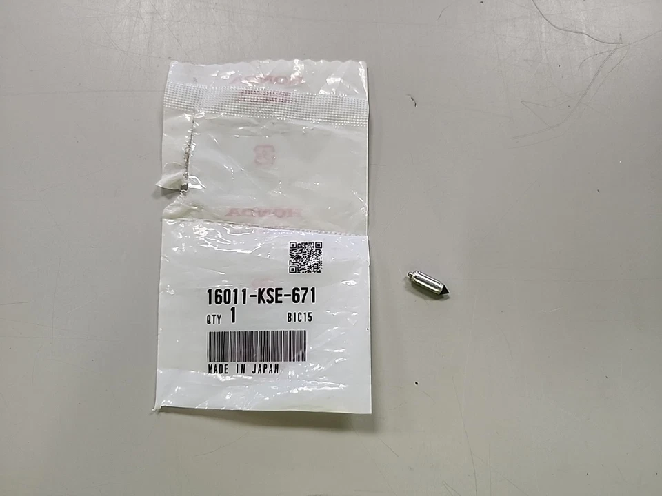 Válvula de flotador Honda Carb 2007-2024 CRF150R/CRF150RB #16011-KSE-671 Foto 1 de 1
