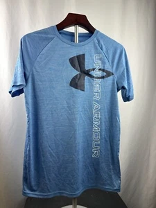 Under Armoir Boys Heatware Loose Fitting Blue Athletic Tee Size YXL  - Picture 1 of 4