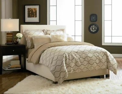 THE WELL DRESSED BED Queen King Cambria Camel Beige Duvet Set HOTEL QUALITY - Image 1 of 3