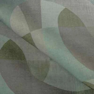 Tela estampada contemporánea Groundworks Kelly Wearstler COLUMNATA PIEDRA JADE 7,2 yardas - Imagen 1 de 3