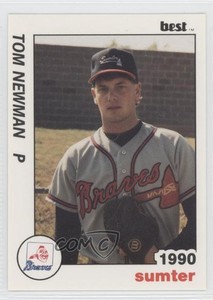 1990 Best Sumter Braves Tom Newman #14