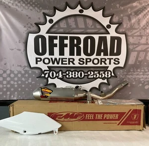 FMF POWERCORE 4 Hex SlipOn Muffler w/Side Panel, Honda '17-18 CRF450R/RX, 842523 - Picture 1 of 11